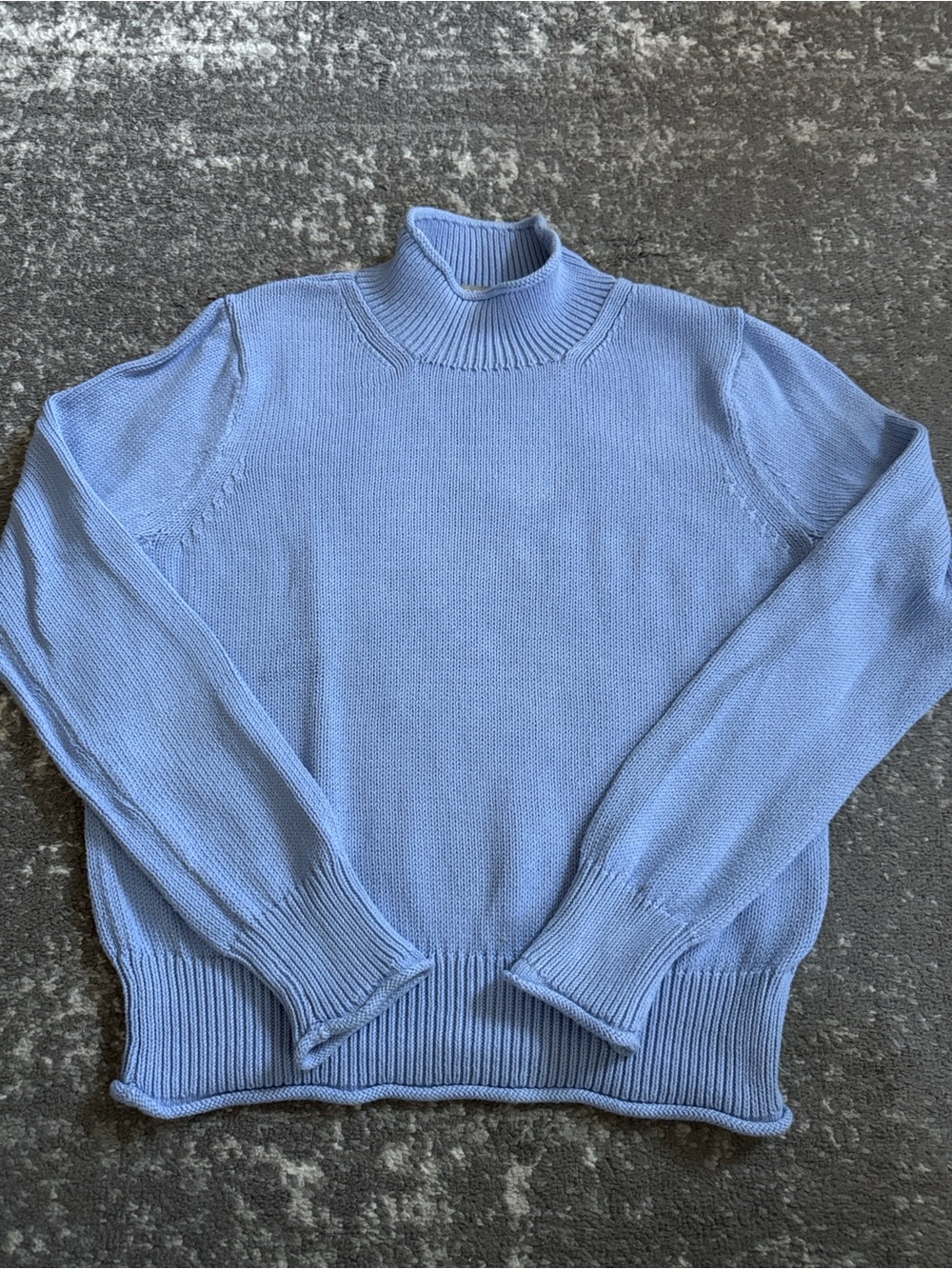 J. Crew Light Blue Turtleneck/Rollneck Sweater